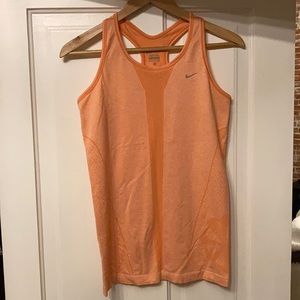 Peach Nike running top